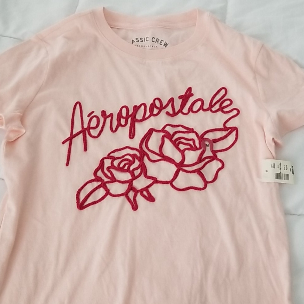 Aeropostale Pink Tee Size Medium NWT